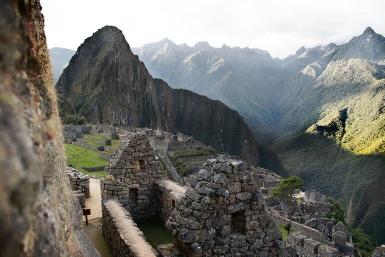 Inca walls at Machu Picchu