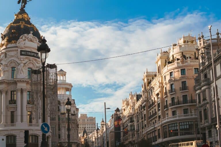 The Metropolis Building on Gran Vía, Madrid