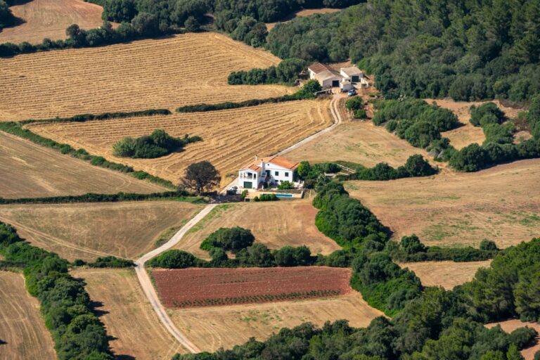 Farmland in the Mallorcan countryside