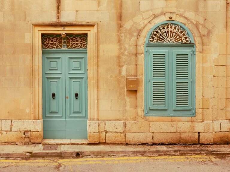 A traditional Maltese doorway