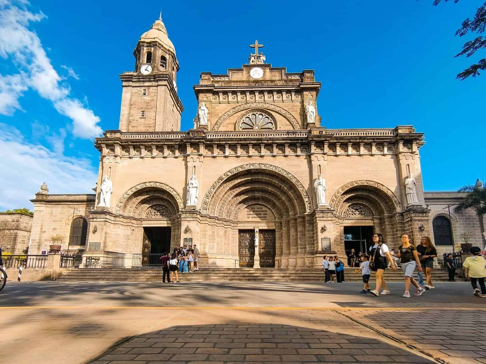 Manila Cathedral in Intramuros, Philippines