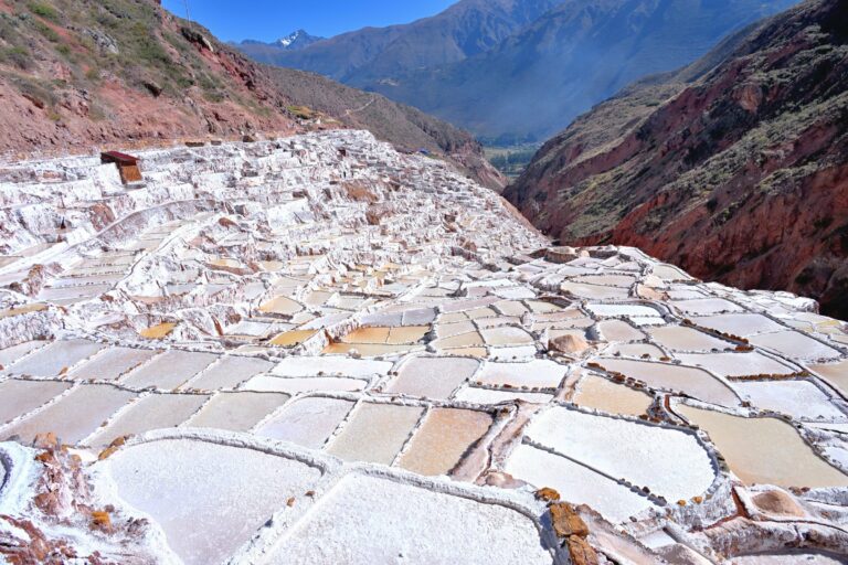 The Maras salt pans in the Sacred Valley