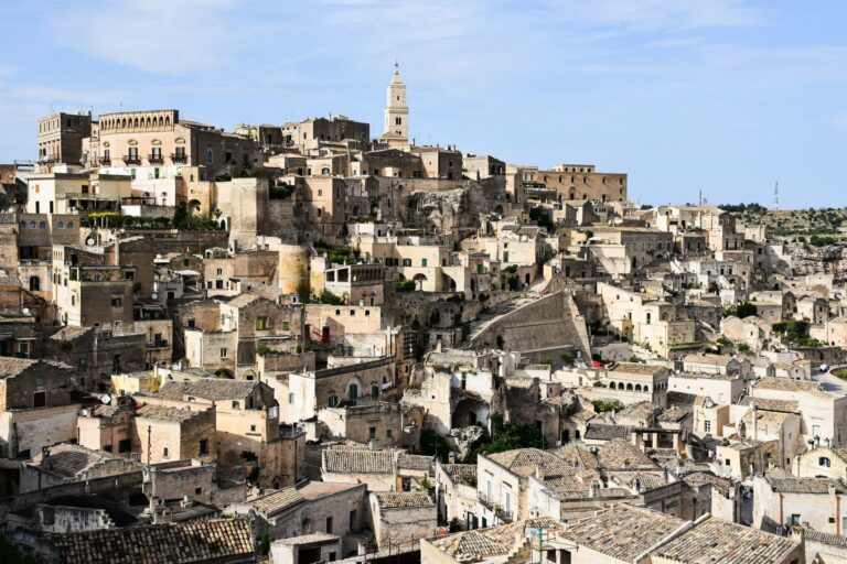 The ancient cityscape of Matera