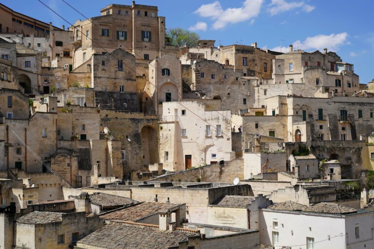 The ancient stone city of Matera