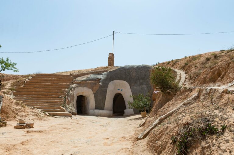 Berber cave homes carved into the hills of Matmata