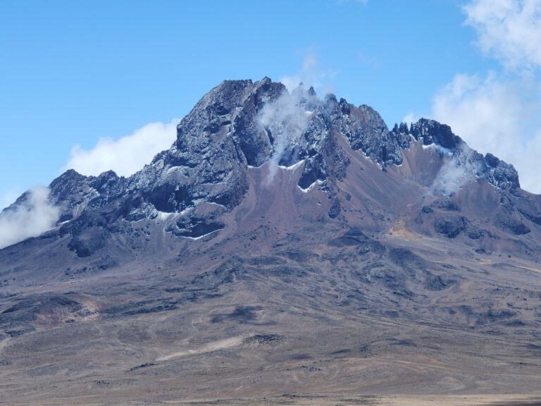 The jagged peak of Mawenzi on Kilimanjaro