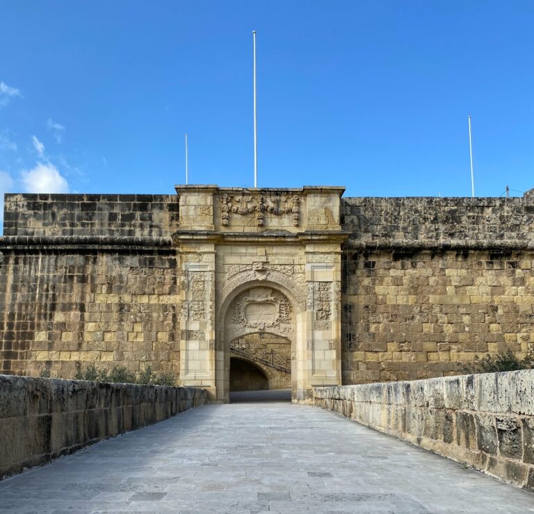 The main gate of Mdina