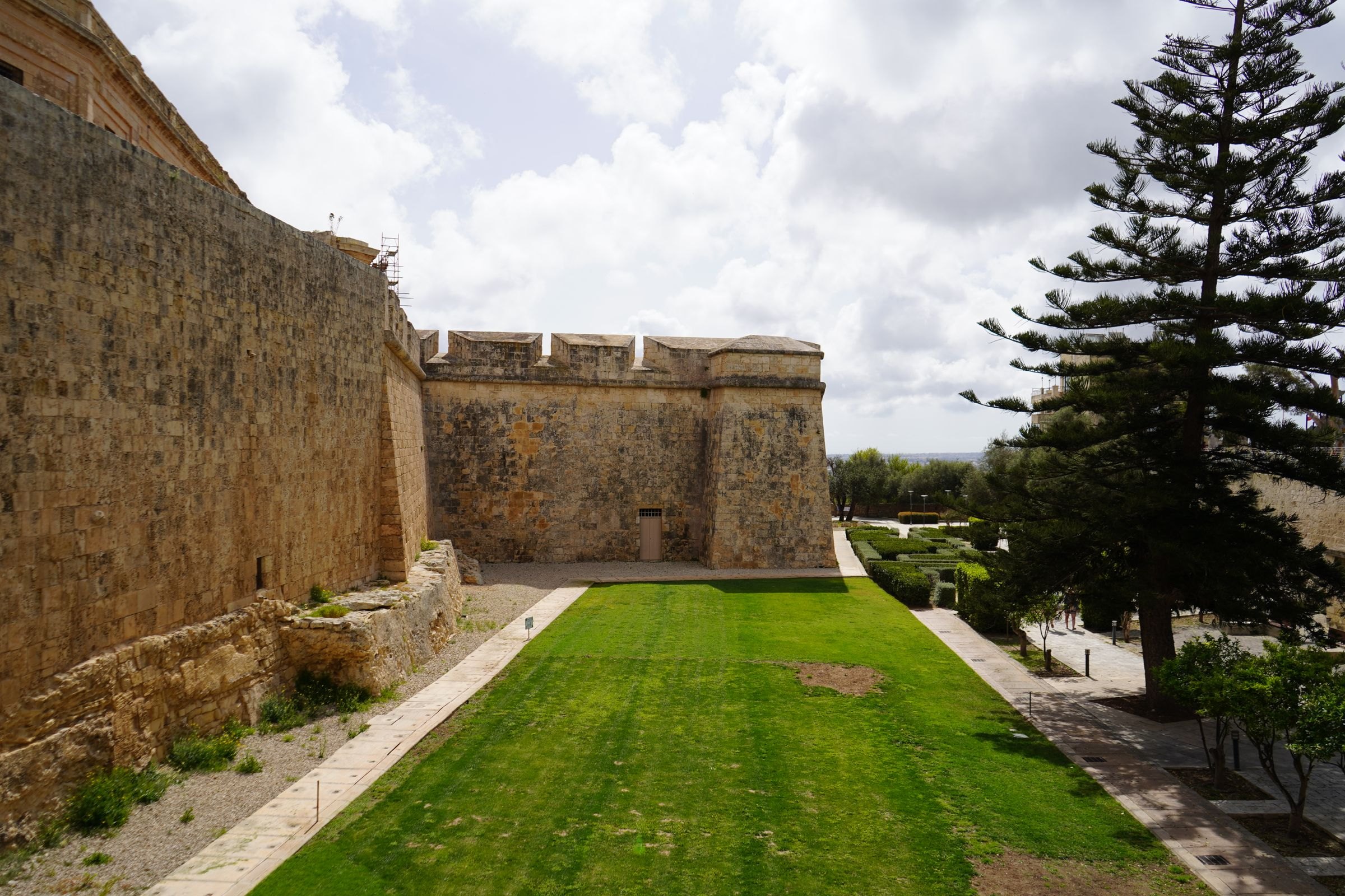 The fortress walls of Mdina