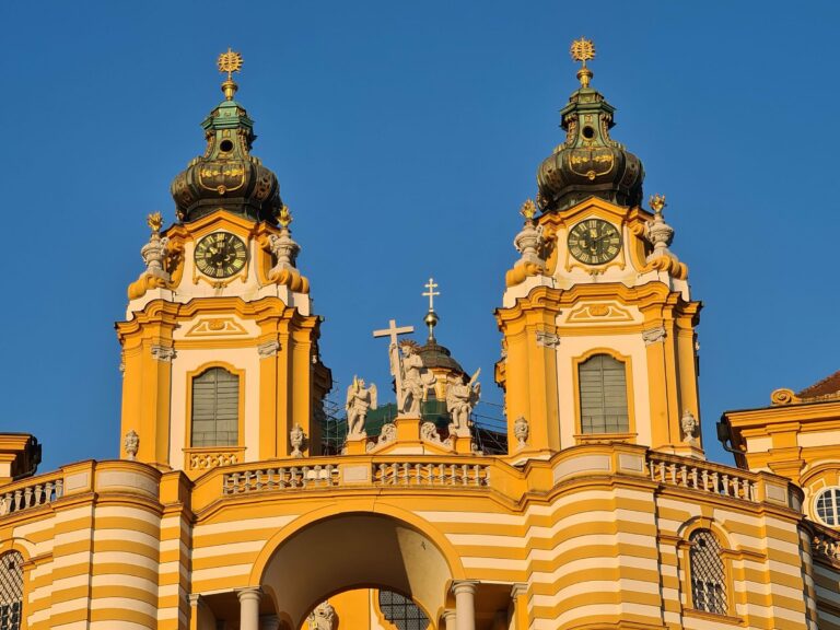 The towers of Melk Abbey
