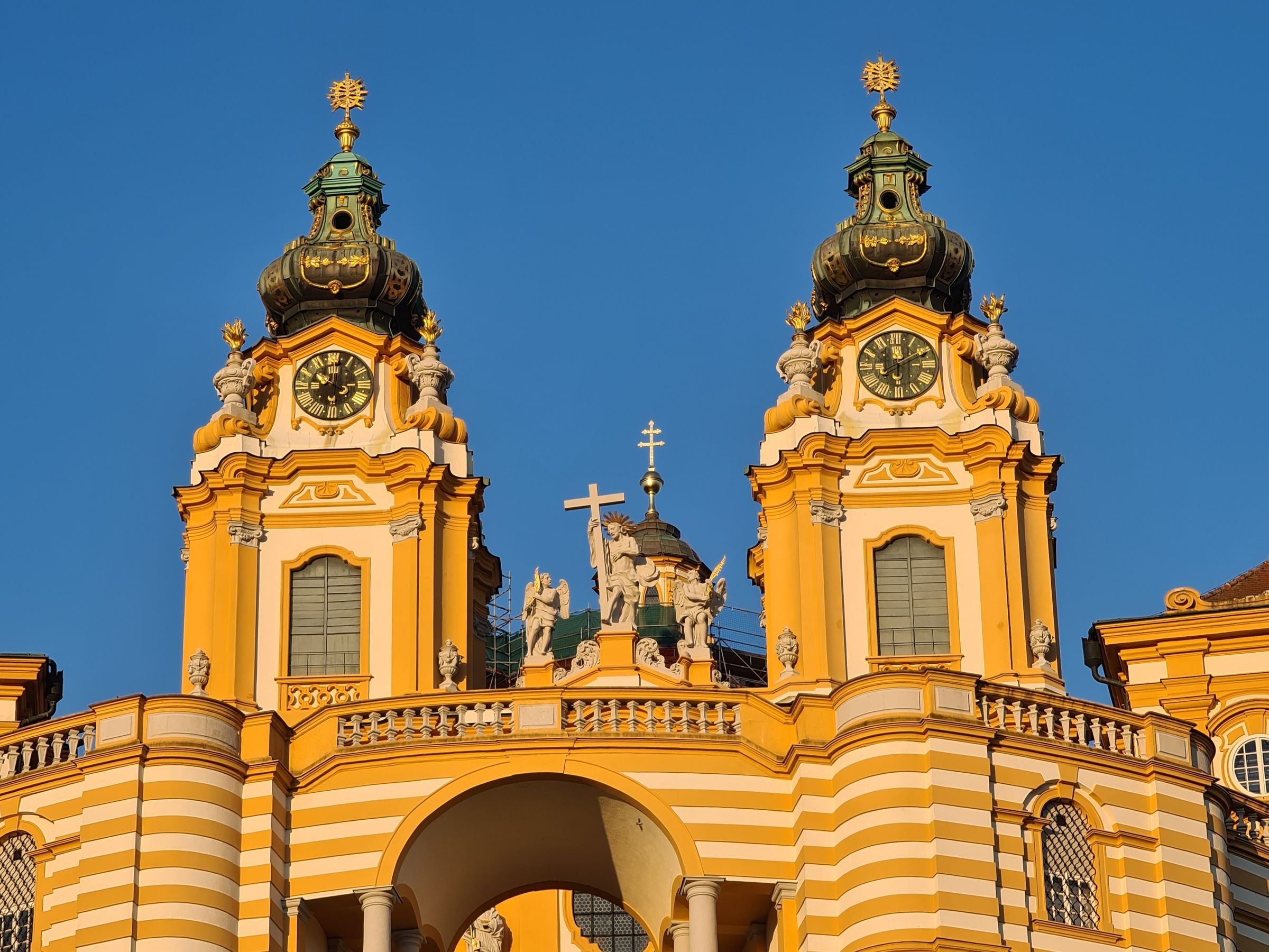 The towers of Melk Abbey