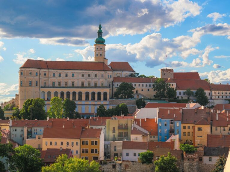 Mikulov Castle above the town