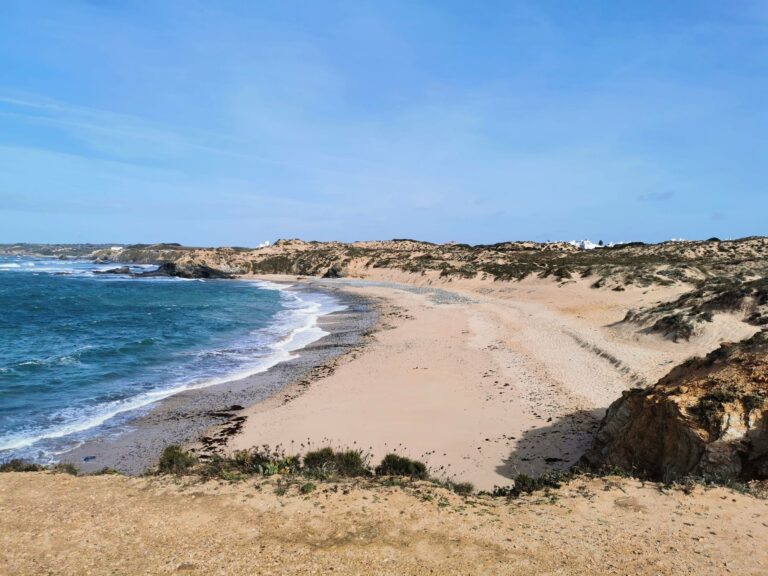 A sandy beach near Vila Nova de Milfontes