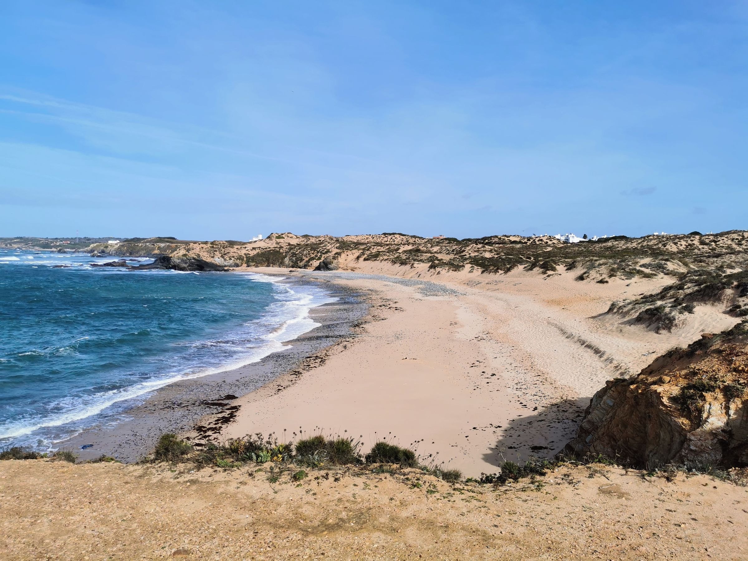 A sandy beach near Vila Nova de Milfontes