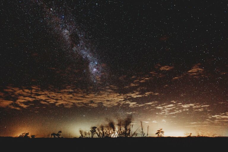 The Milky Way over the desert