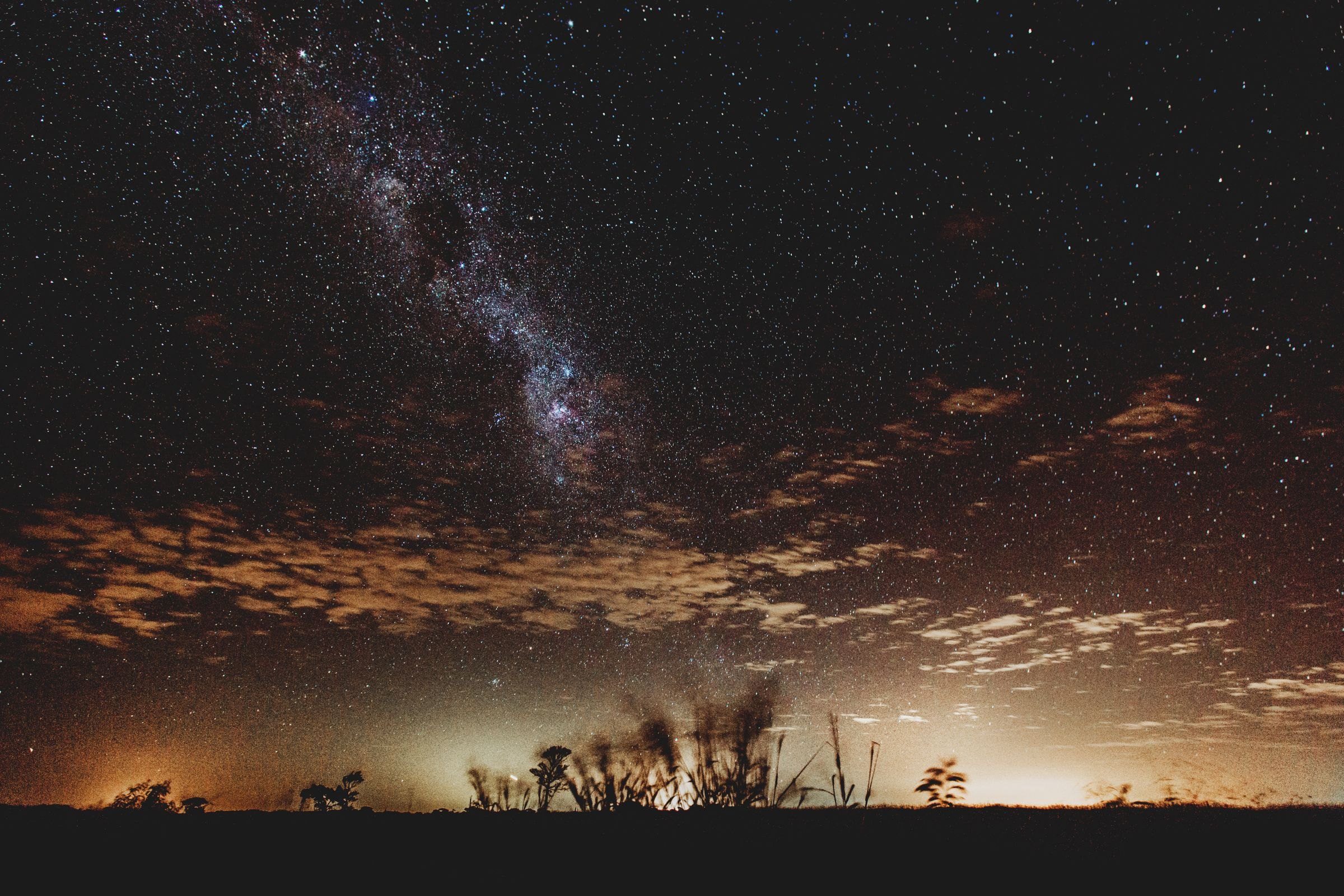 The Milky Way over the desert