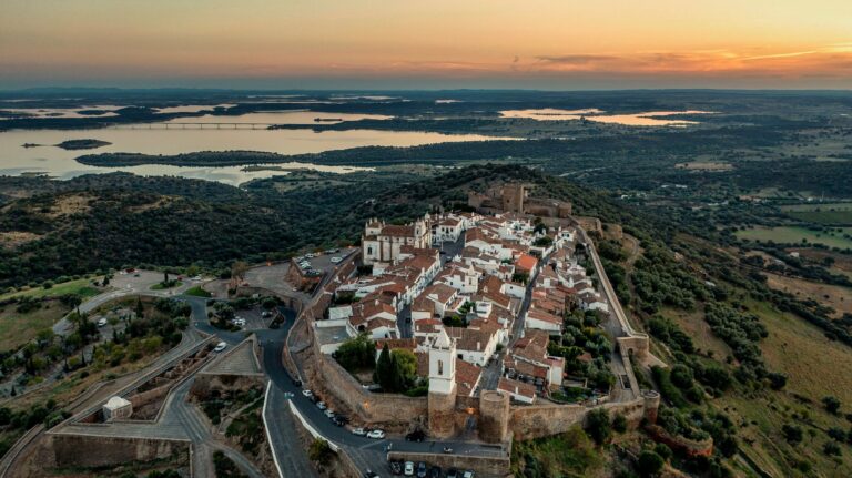 The hilltop village of Monsaraz in the Alentejo
