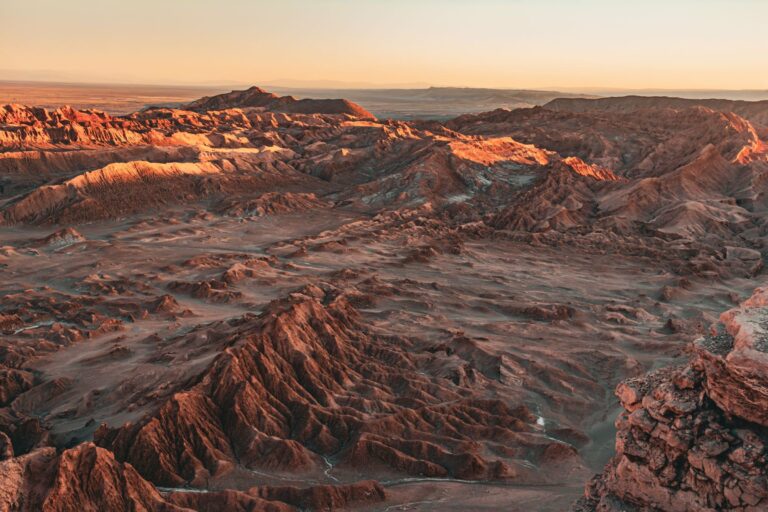 The Moon Valley from above, Atacama