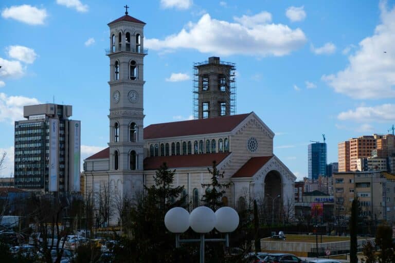The Cathedral of Saint Mother Teresa in Pristina, Kosovo