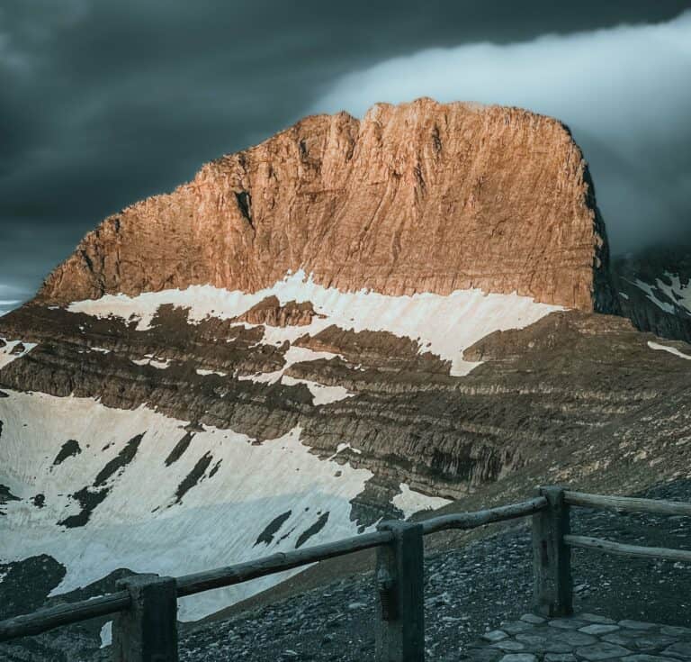 The peaks of Mount Olympus, Greece