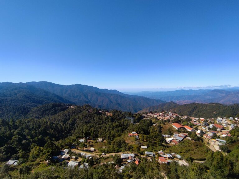 A mountain village in Oaxaca