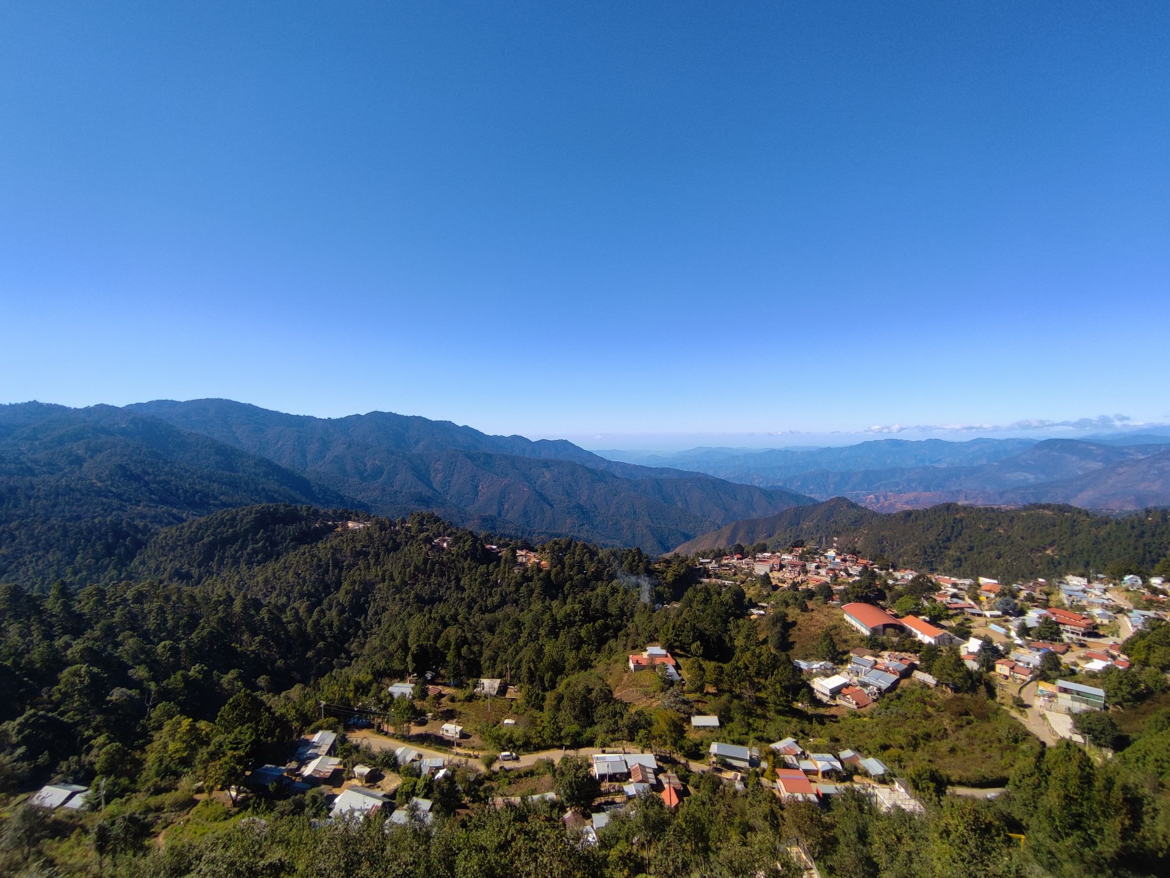 A mountain village in Oaxaca