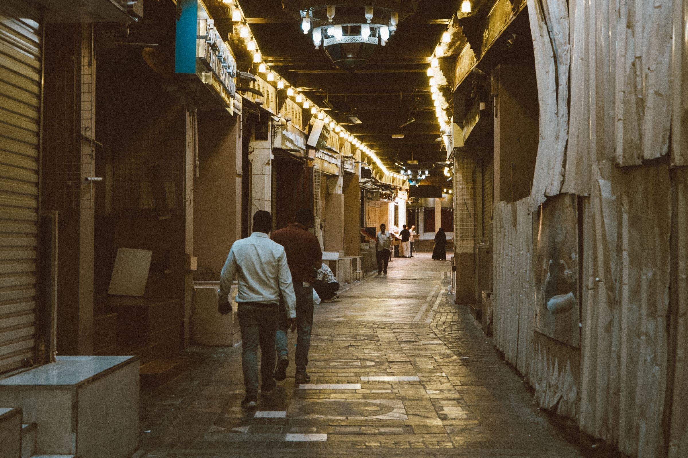 The lanes of Mutrah Souq in Muscat