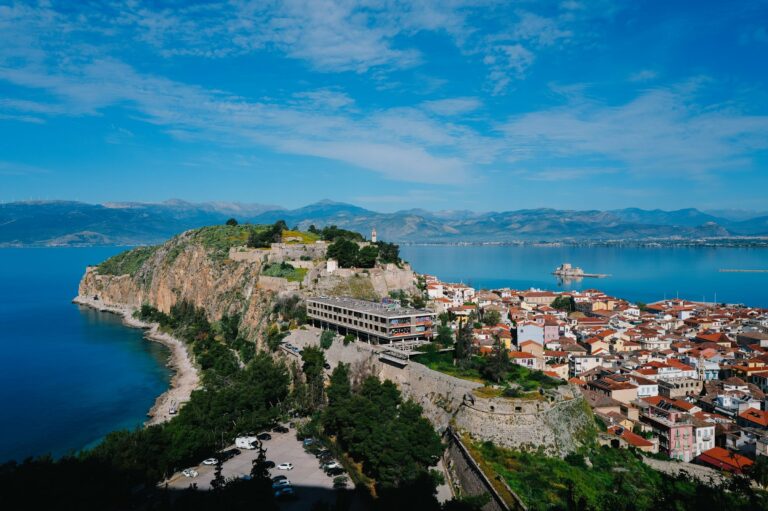 Nafplion and its fortress from the air