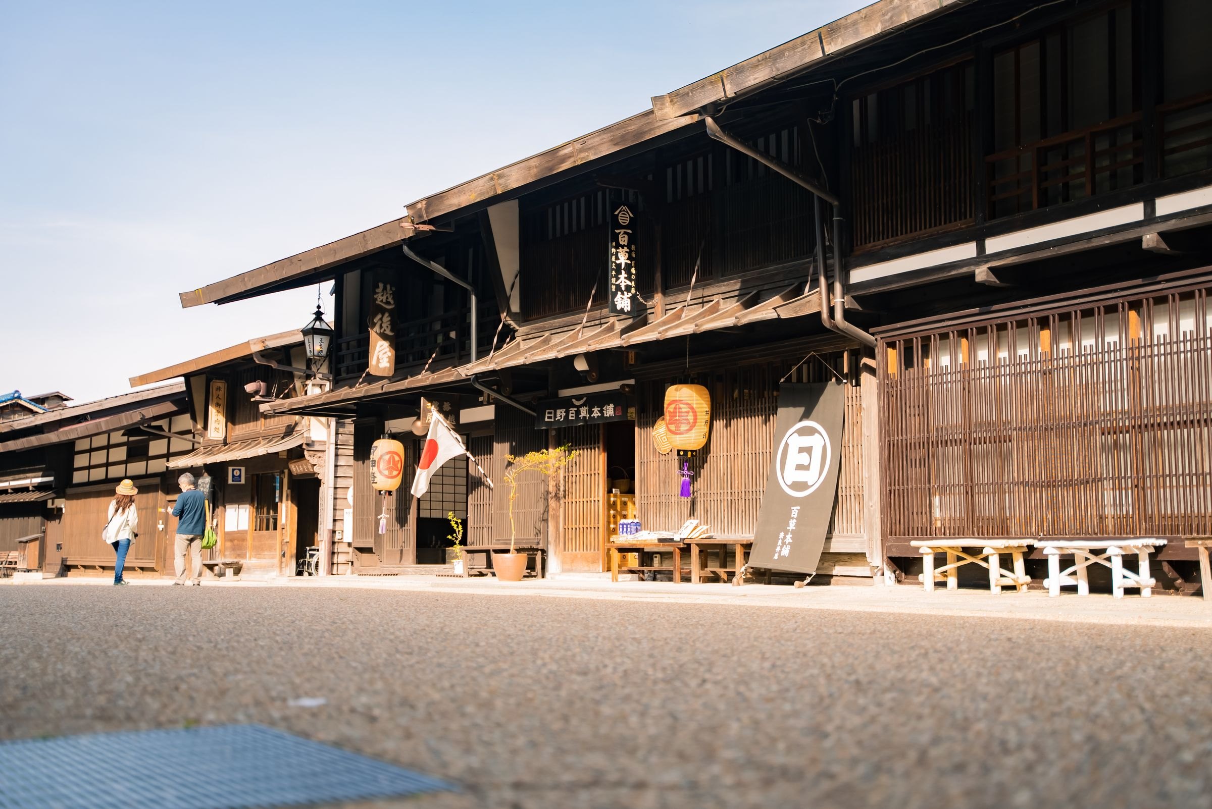 A post town on the Nakasendō