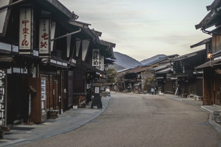 The historic street of Narai-juku