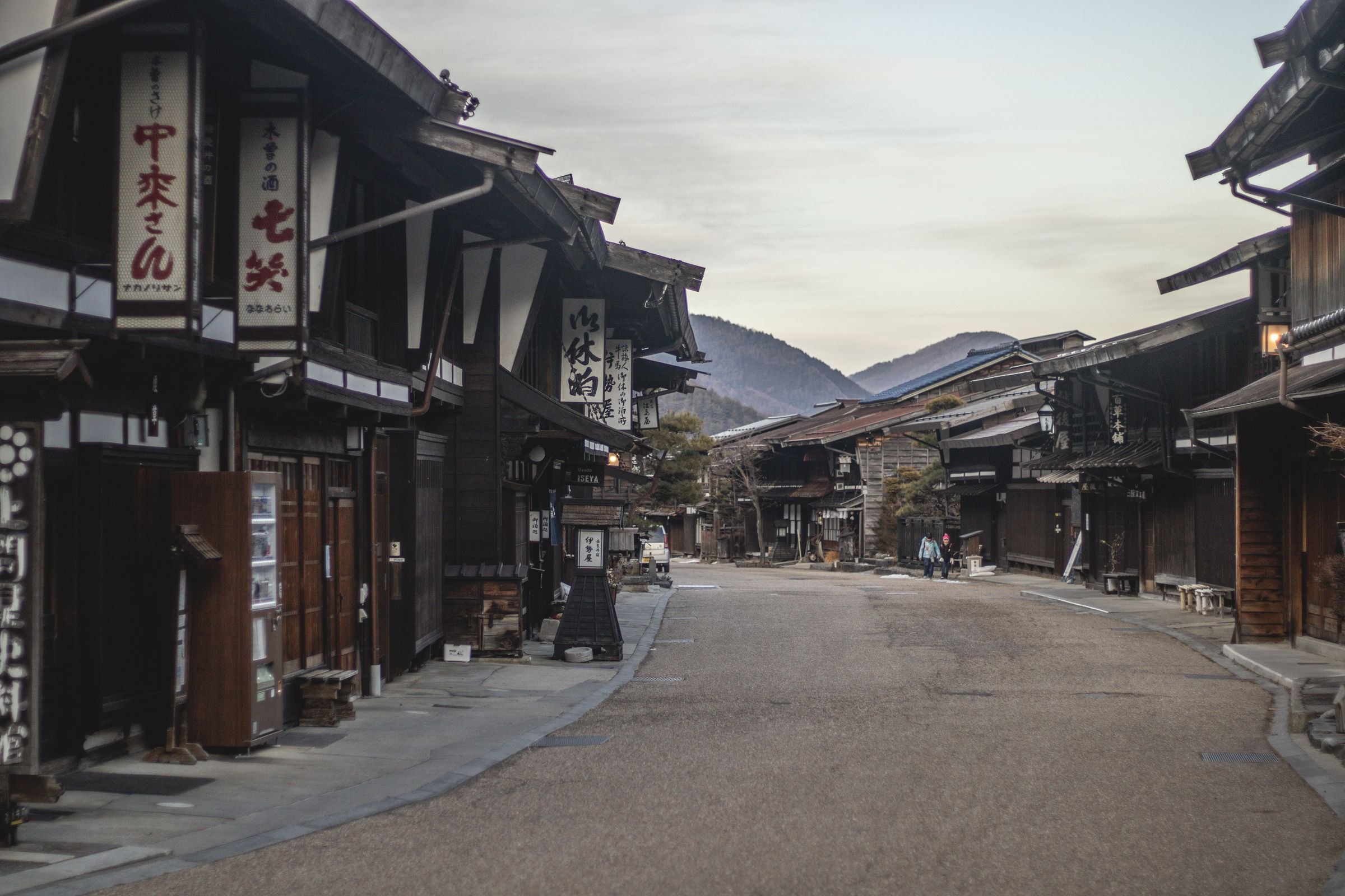 The historic street of Narai-juku