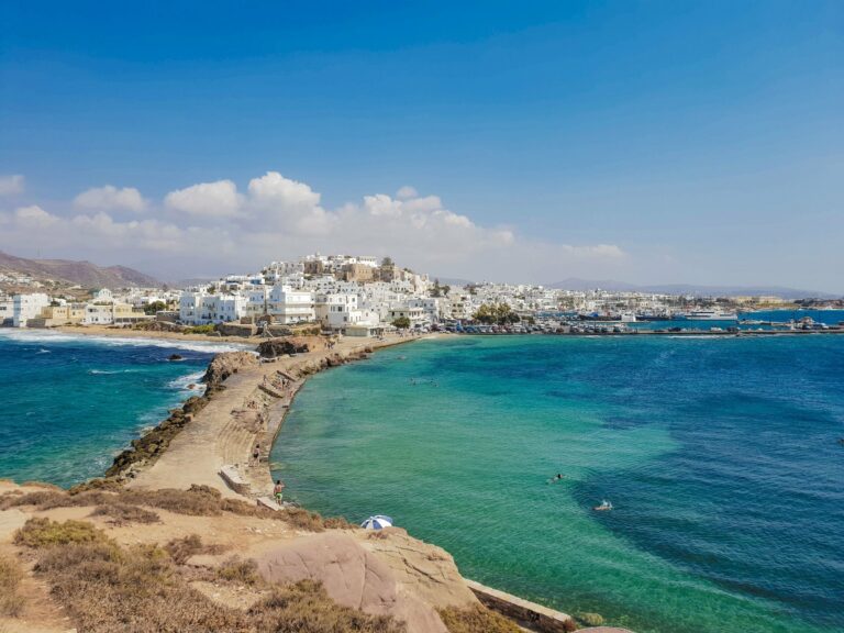 Naxos town and its beaches