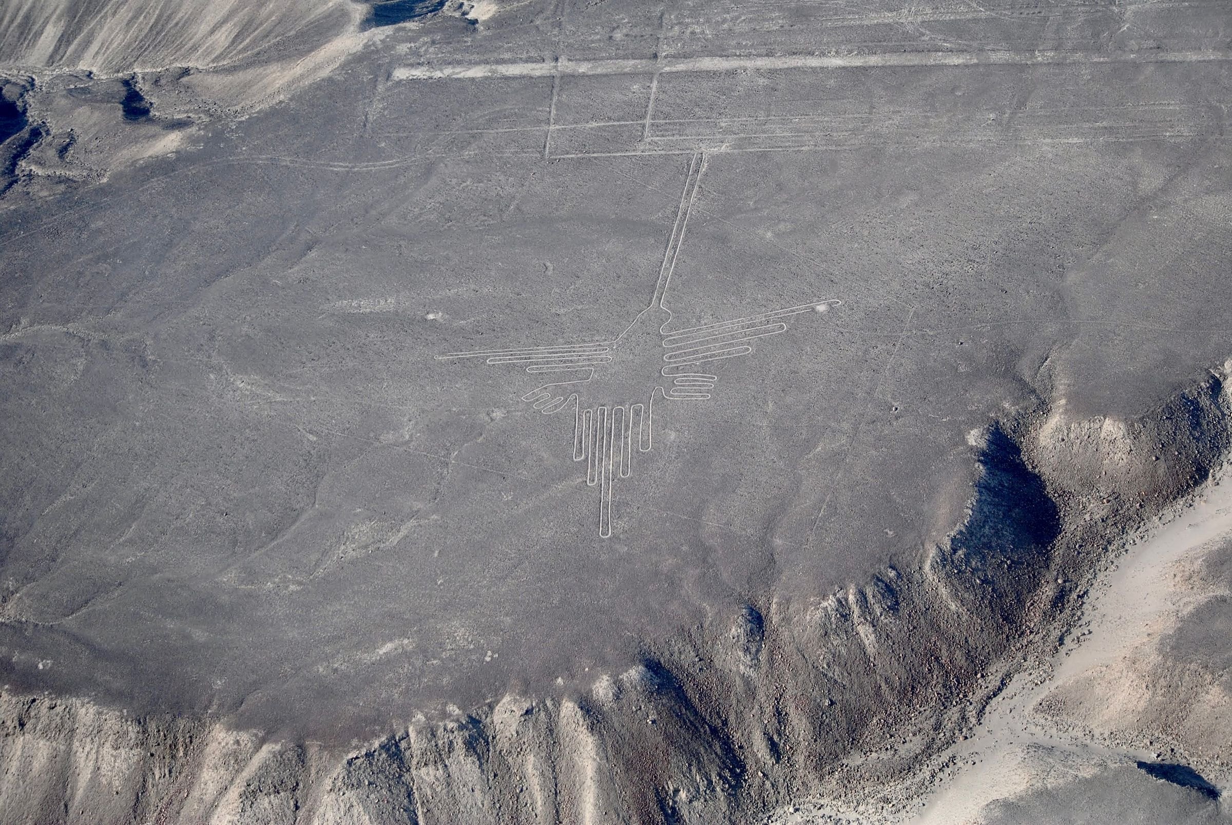 The Nazca Lines in the desert
