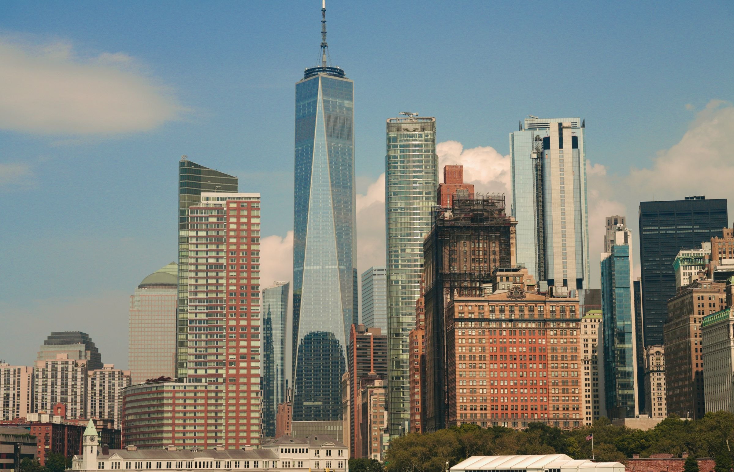 Lower Manhattan and One World Trade Center