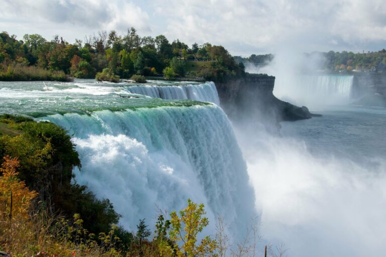 Niagara Falls in autumn