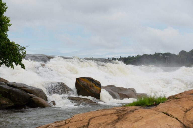 Rapids on the Nile in Uganda