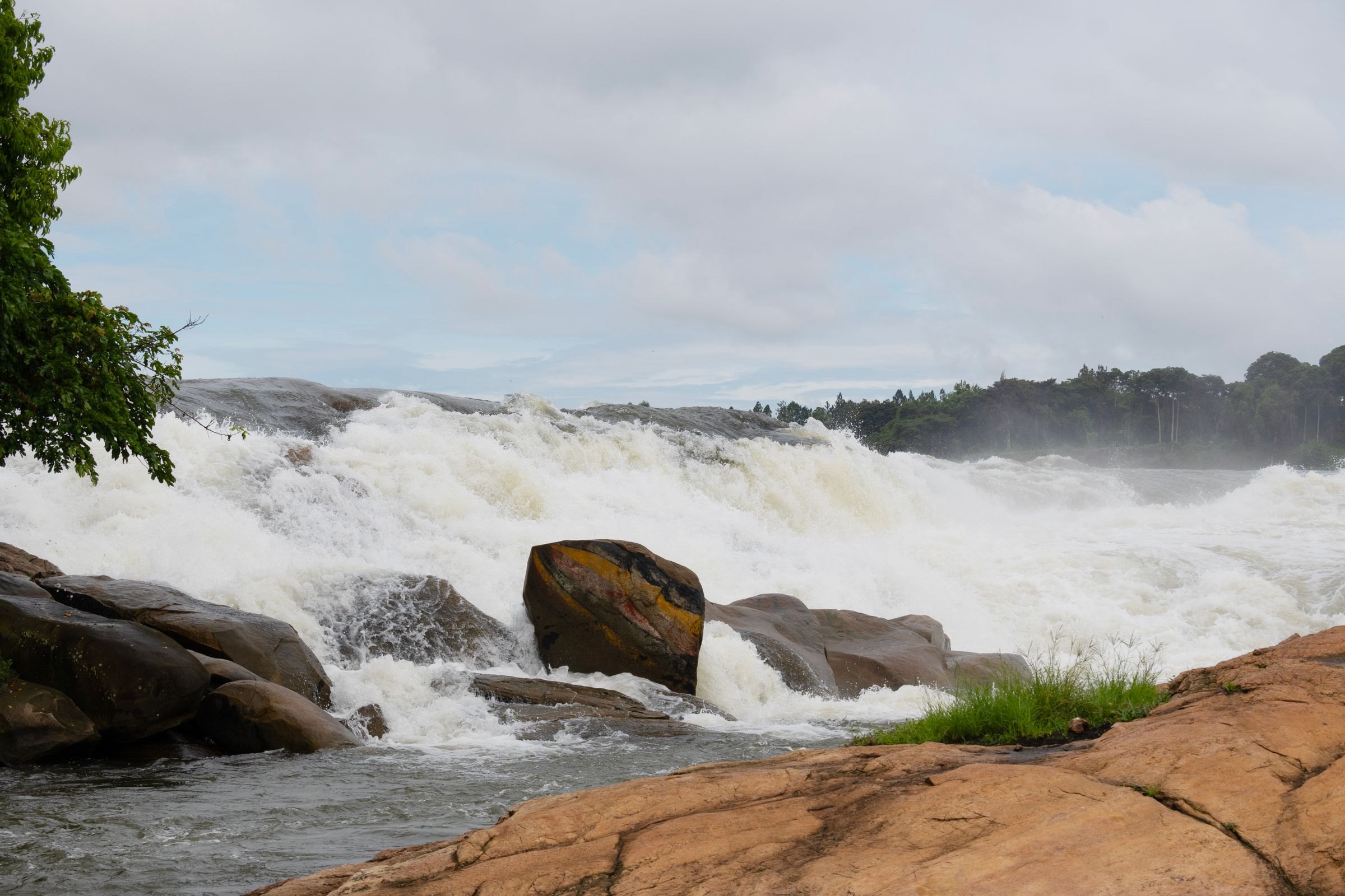 Rapids on the Nile in Uganda