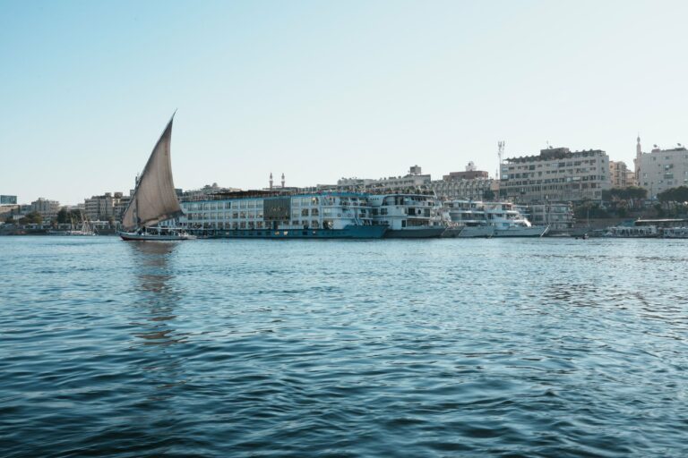 A traditional sailboat on the Nile