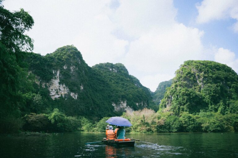 A boat journey through the karsts of Ninh Binh