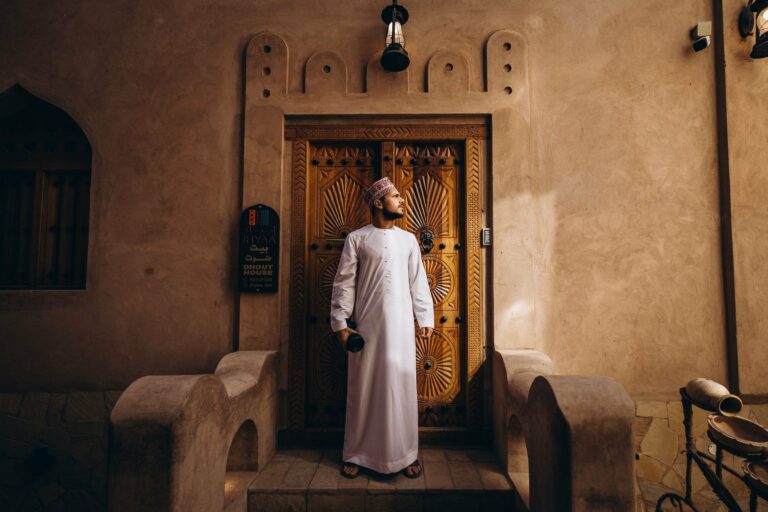A carved door in Nizwa