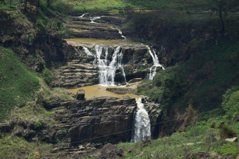 A waterfall near Nuwara Eliya