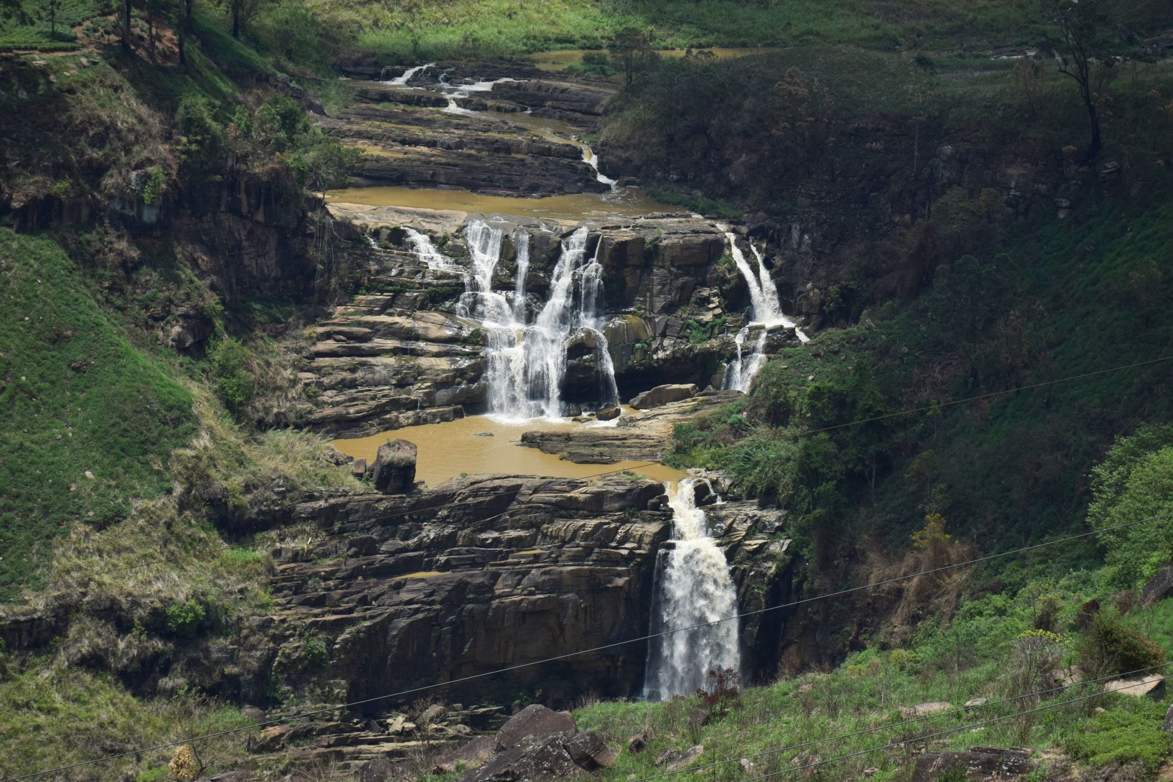A waterfall near Nuwara Eliya