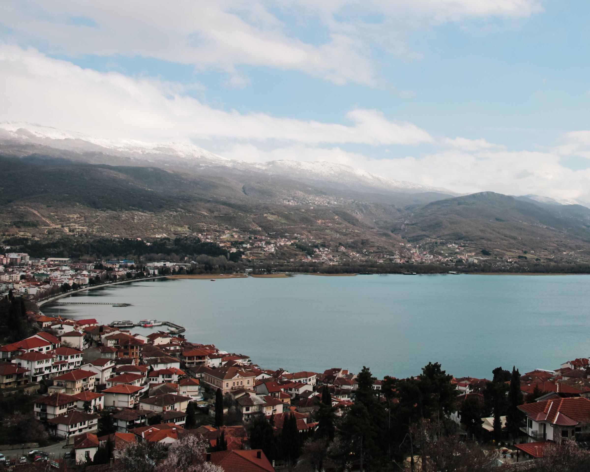 Ohrid town and lake