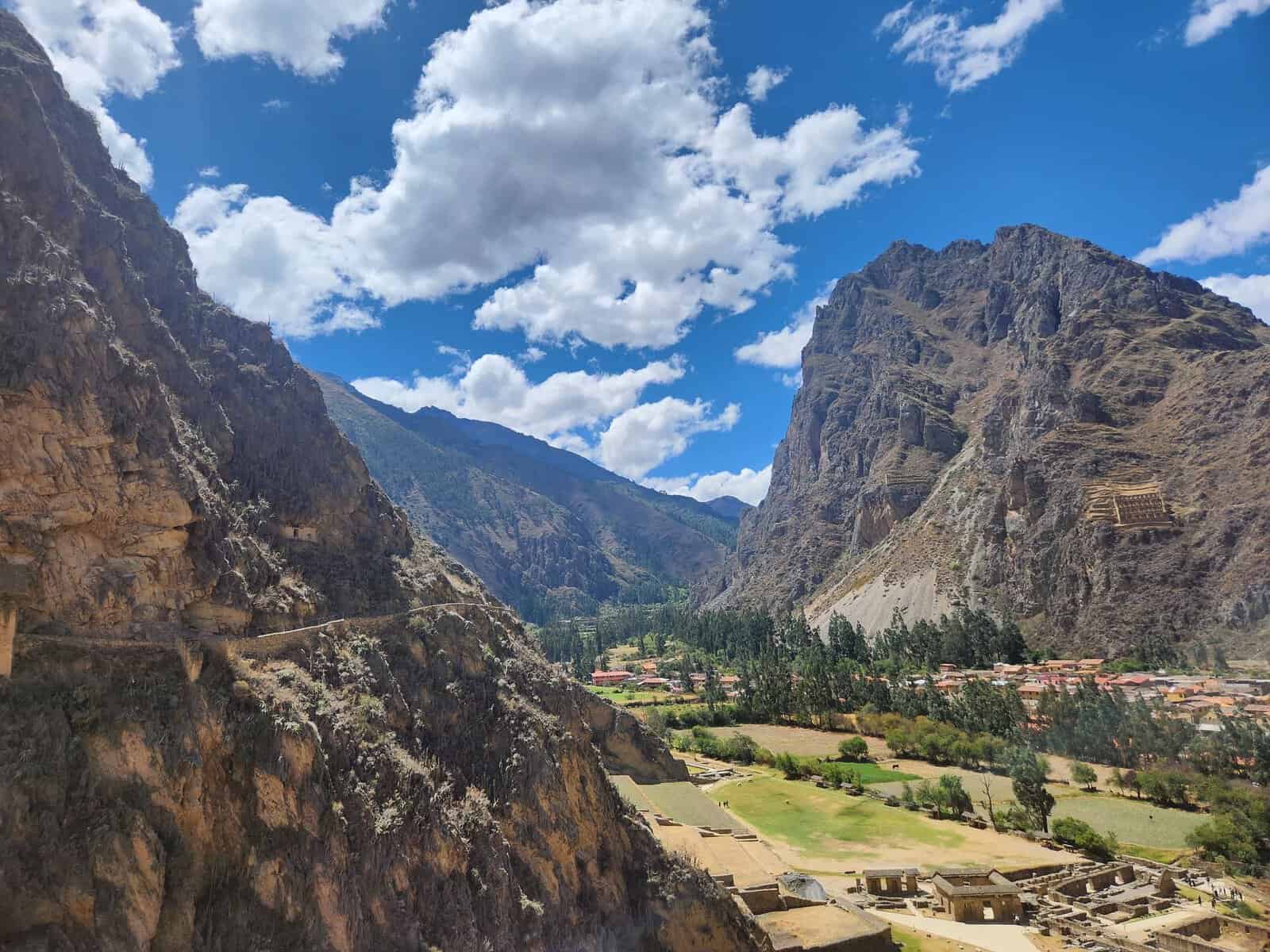 The ruins of Ollantaytambo