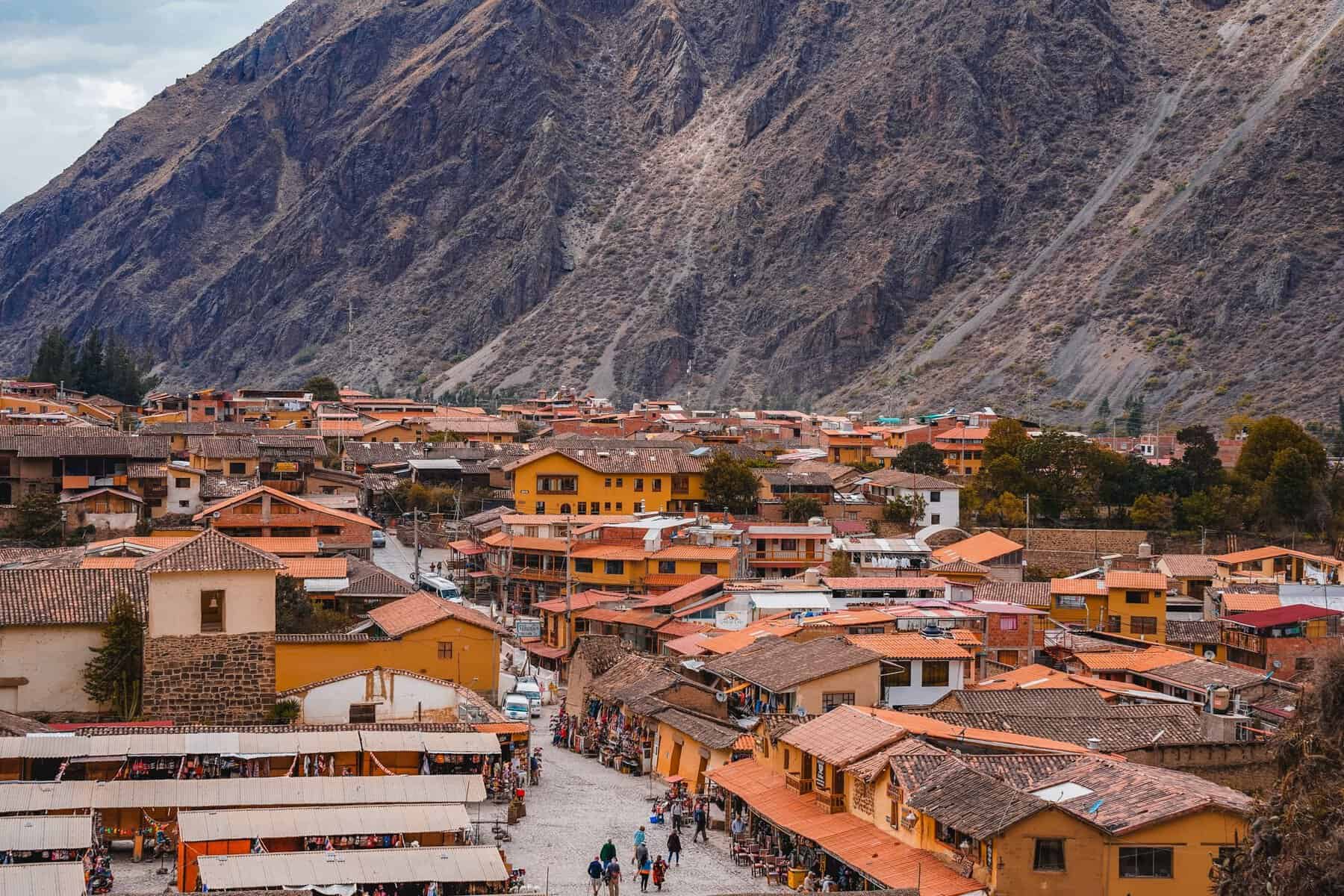 The historic town of Ollantaytambo