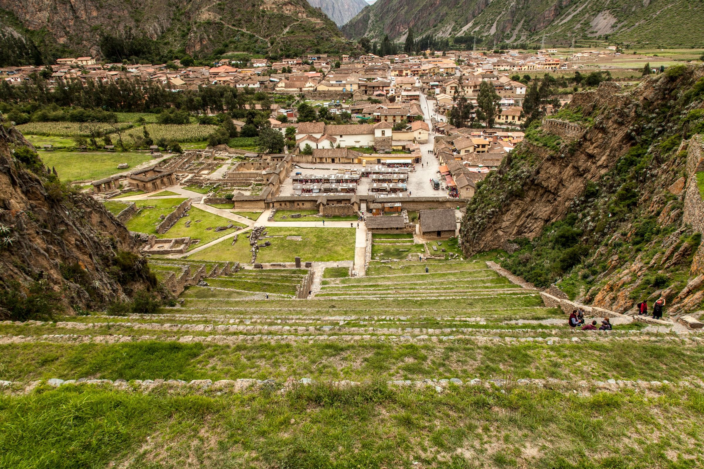 The terraces of Ollantaytambo