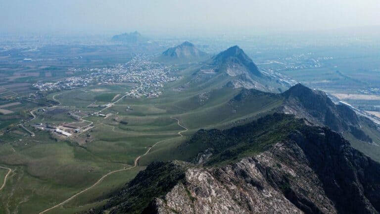 The mountains around Osh, Kyrgyzstan