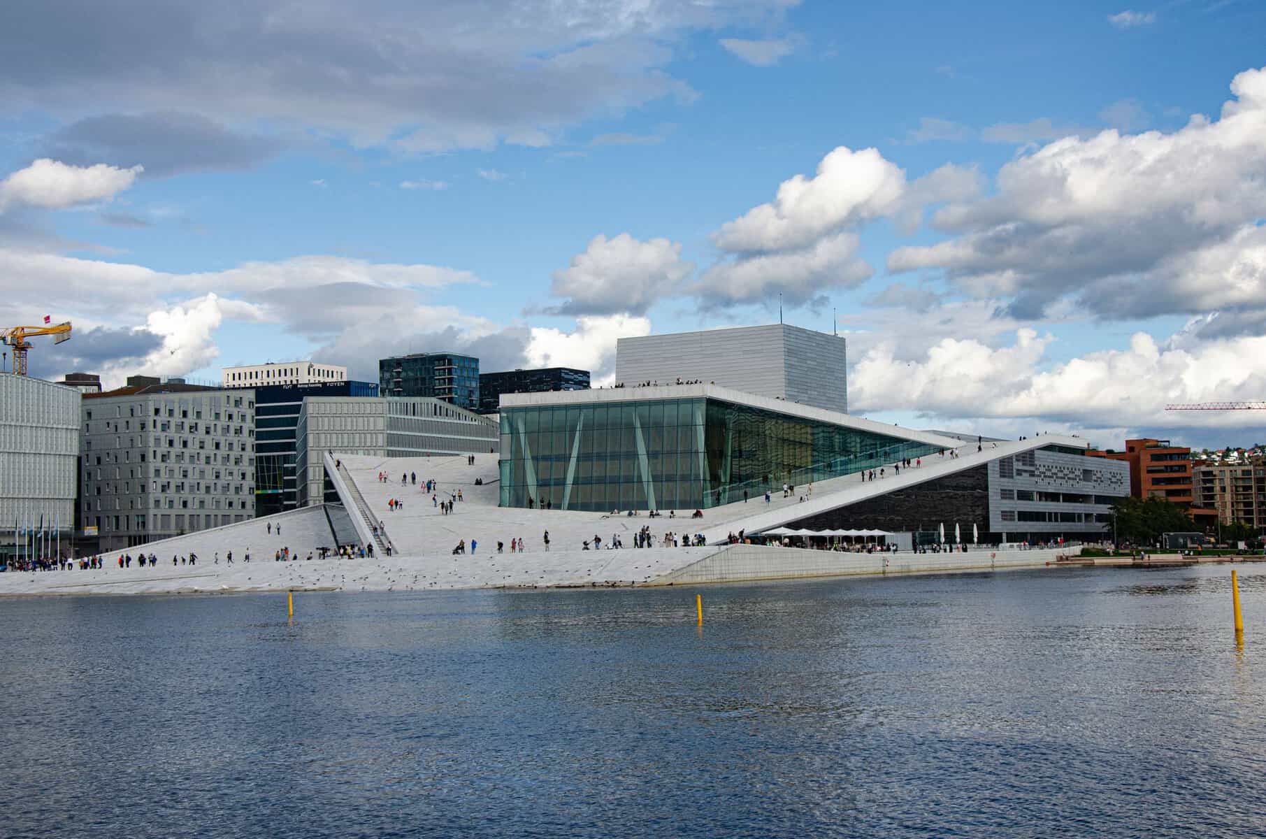 Oslo Opera House on the waterfront, Norway