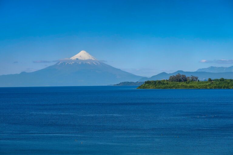 The Osorno volcano above Lake Llanquihue
