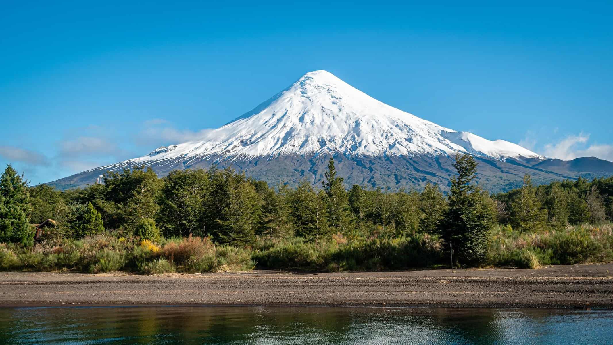The snow-capped Osorno volcano, Chile