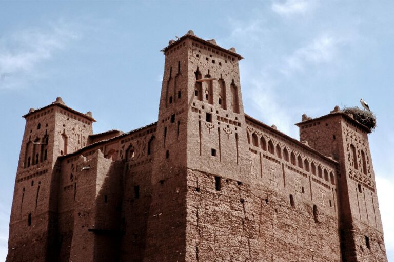 A traditional kasbah in Ouarzazate